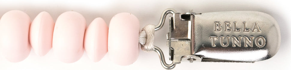 Light Pink Pacifier Clip