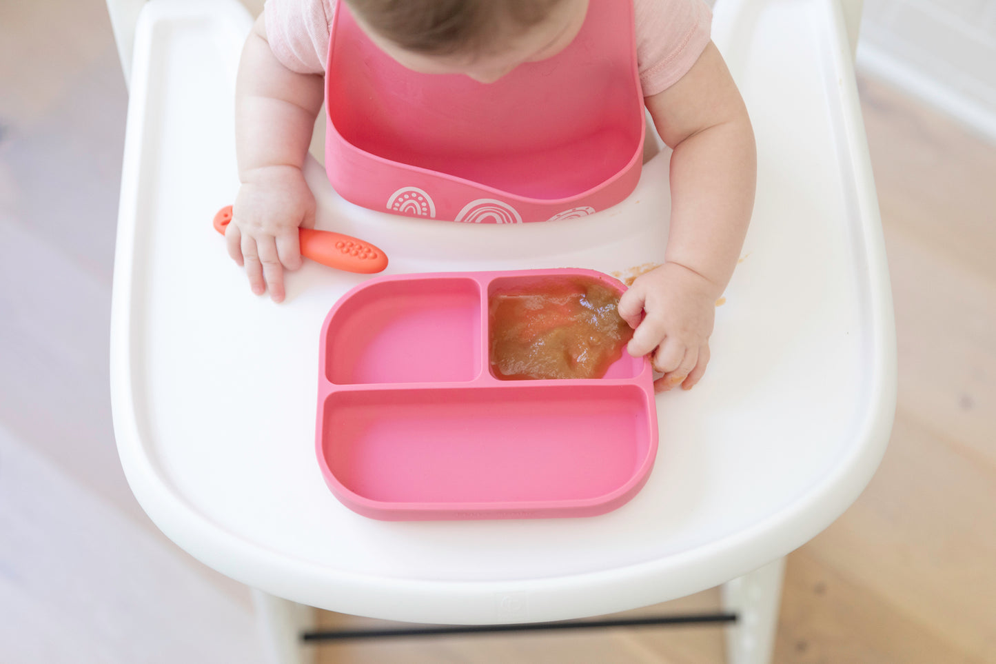 Chasing Rainbows Little Bites Bib
