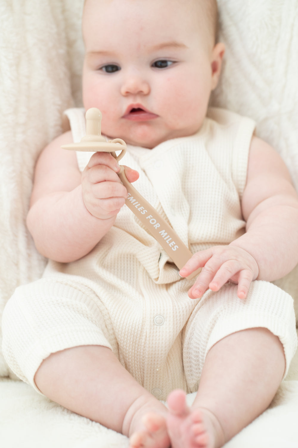 Smiles for Miles Pacifier Clip