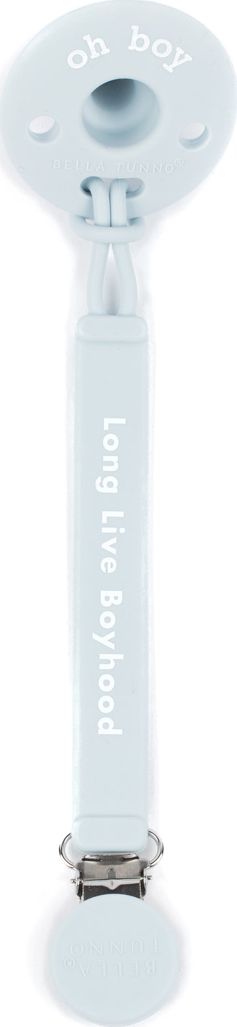 Long Live Boyhood Pacifier Clip