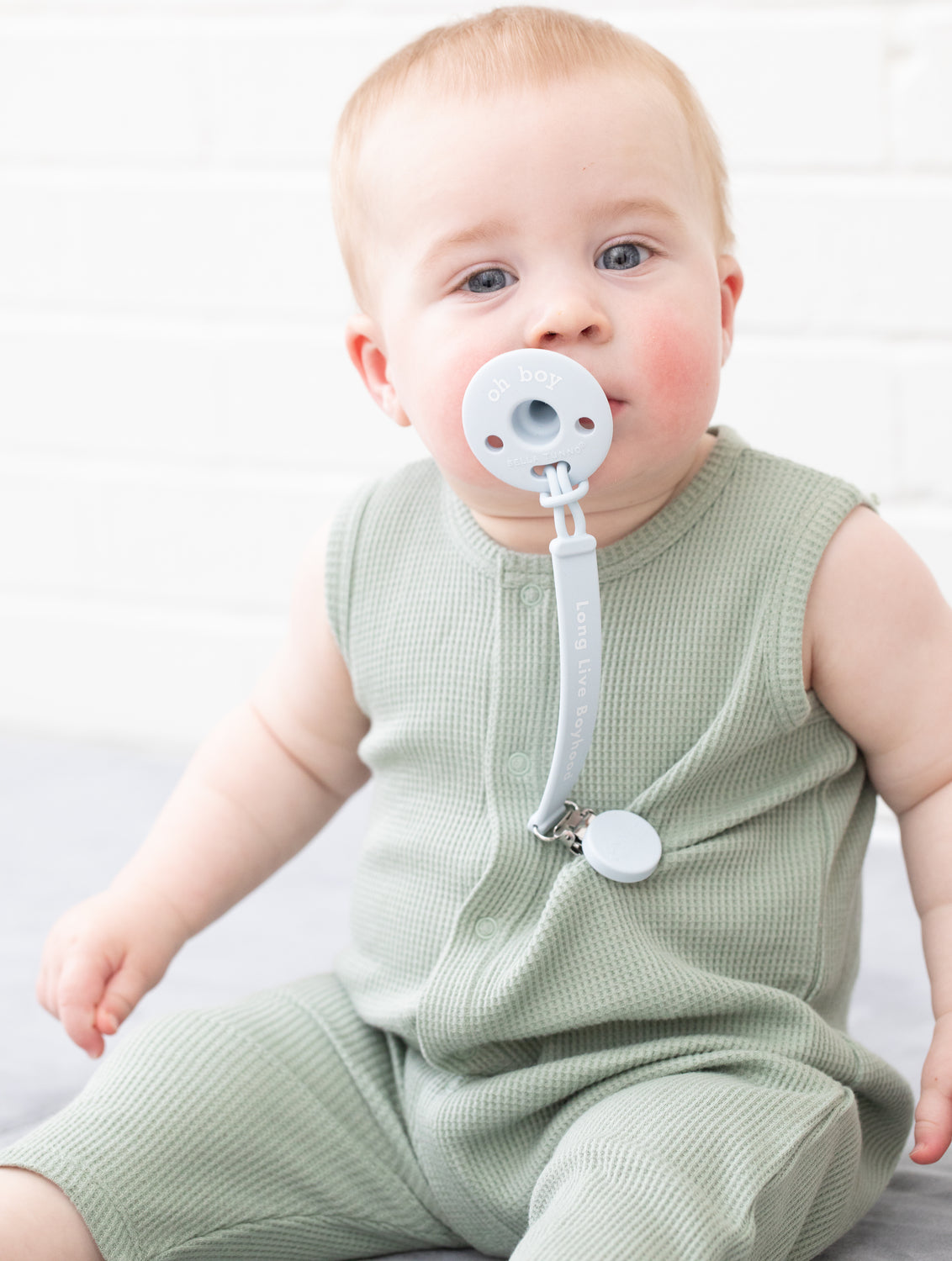 Long Live Boyhood Pacifier Clip