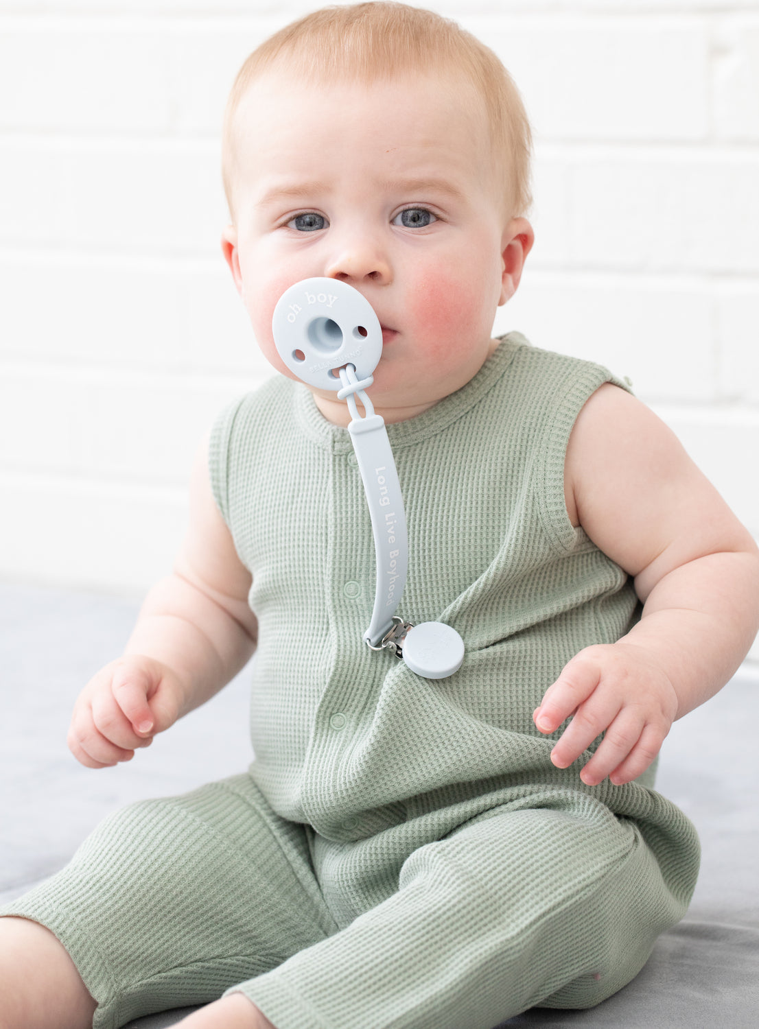Long Live Boyhood Pacifier Clip