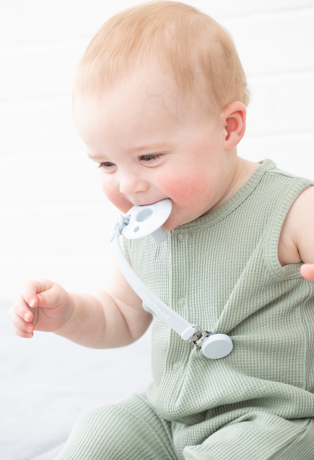 Long Live Boyhood Pacifier Clip