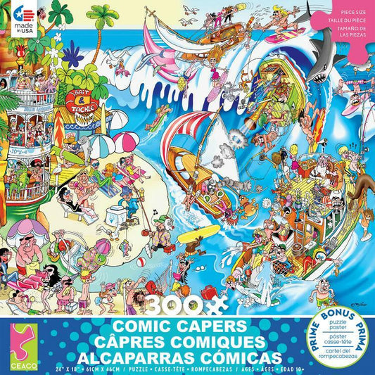 Comic Capers - The Wave - 300 Piece Puzzle