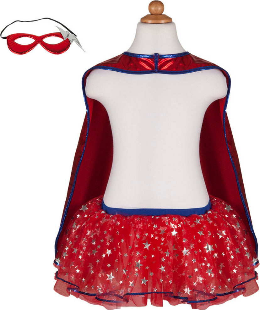 Superhero Tutu Cape And Mask Set