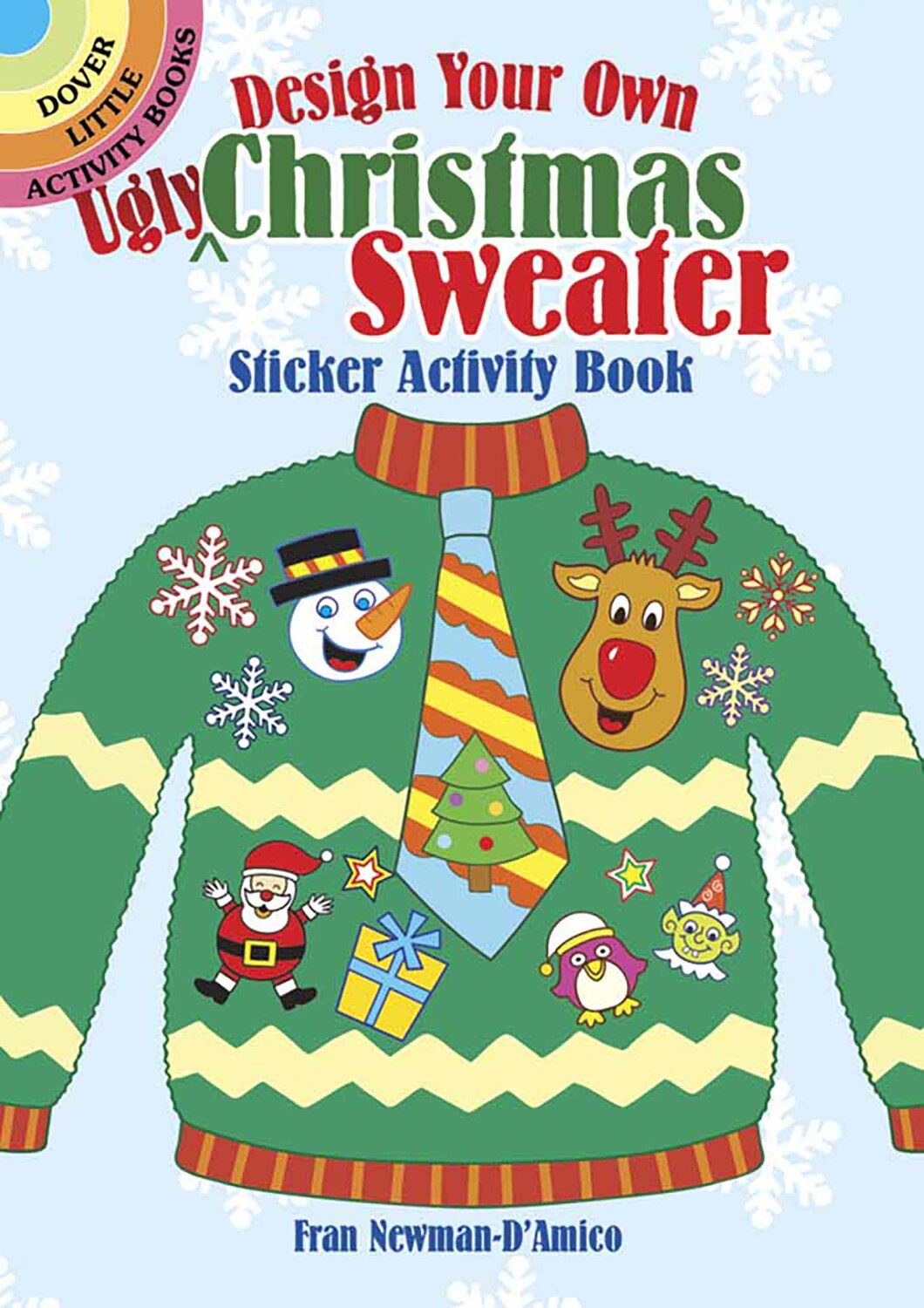 Design Your Own "Ugly" Christmas Sweater Sticker Activity Book