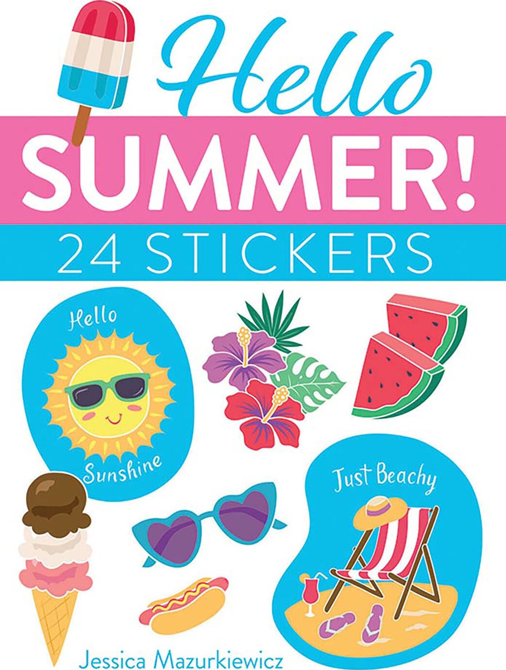 Hello Summer! 24 Stickers