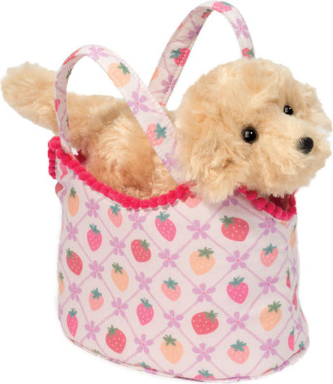 Berry Sweet Sassy Pet Sak w/ Golden Retriever