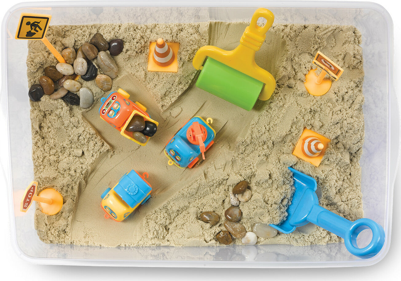 Sensory Bin Construction Zone Age 3+