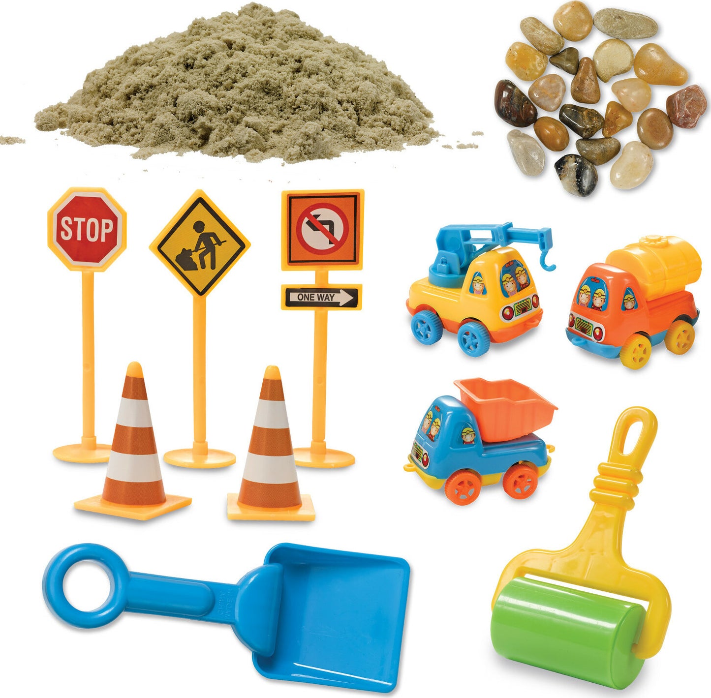 Sensory Bin Construction Zone Age 3+
