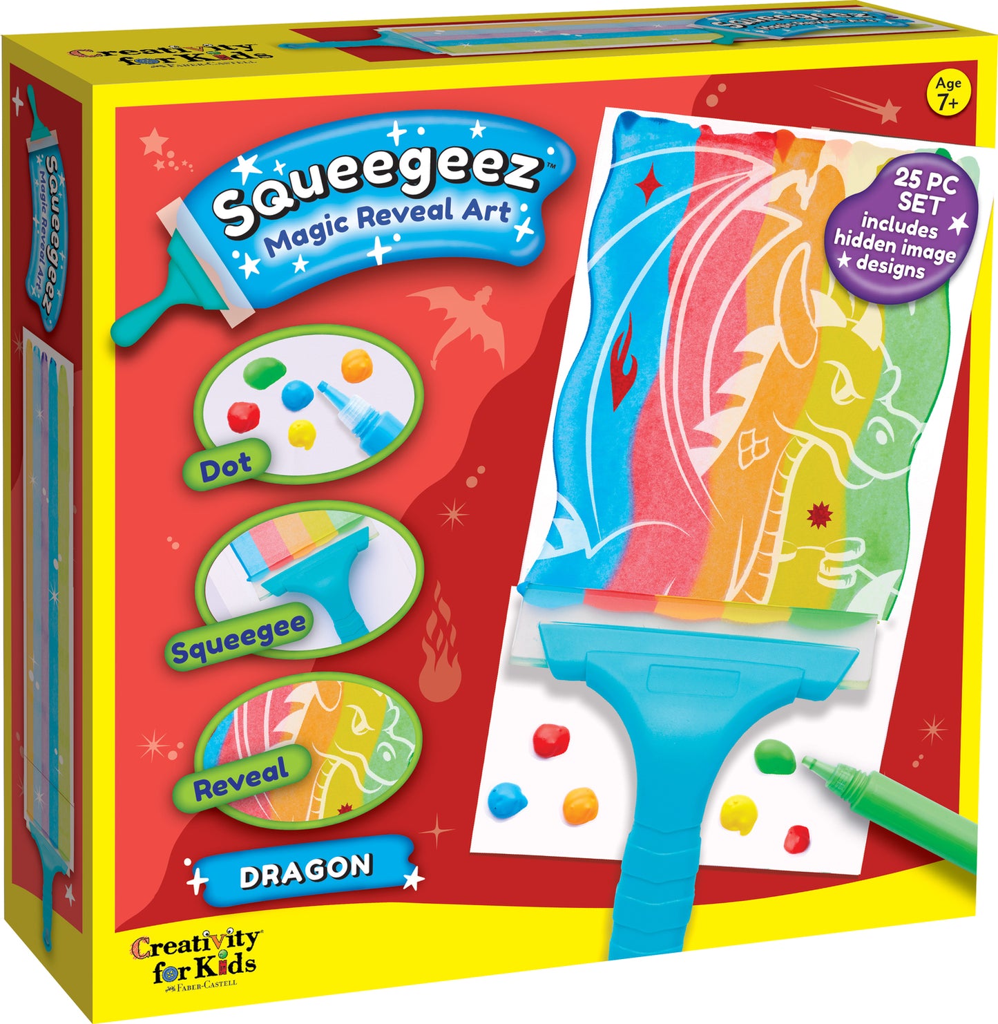 Squeegeez Magic Reveal Art Dragon