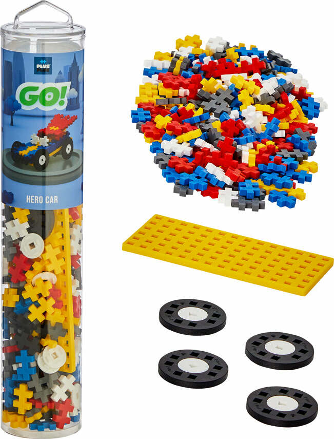 Plus-Plus Tube - 200 pc Color Cars - Hero