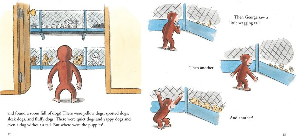 Curious George and the Puppies