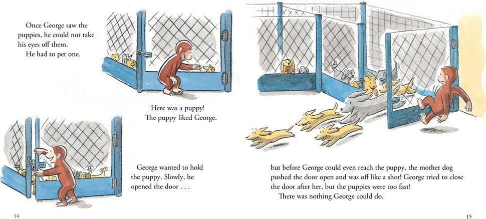 Curious George and the Puppies