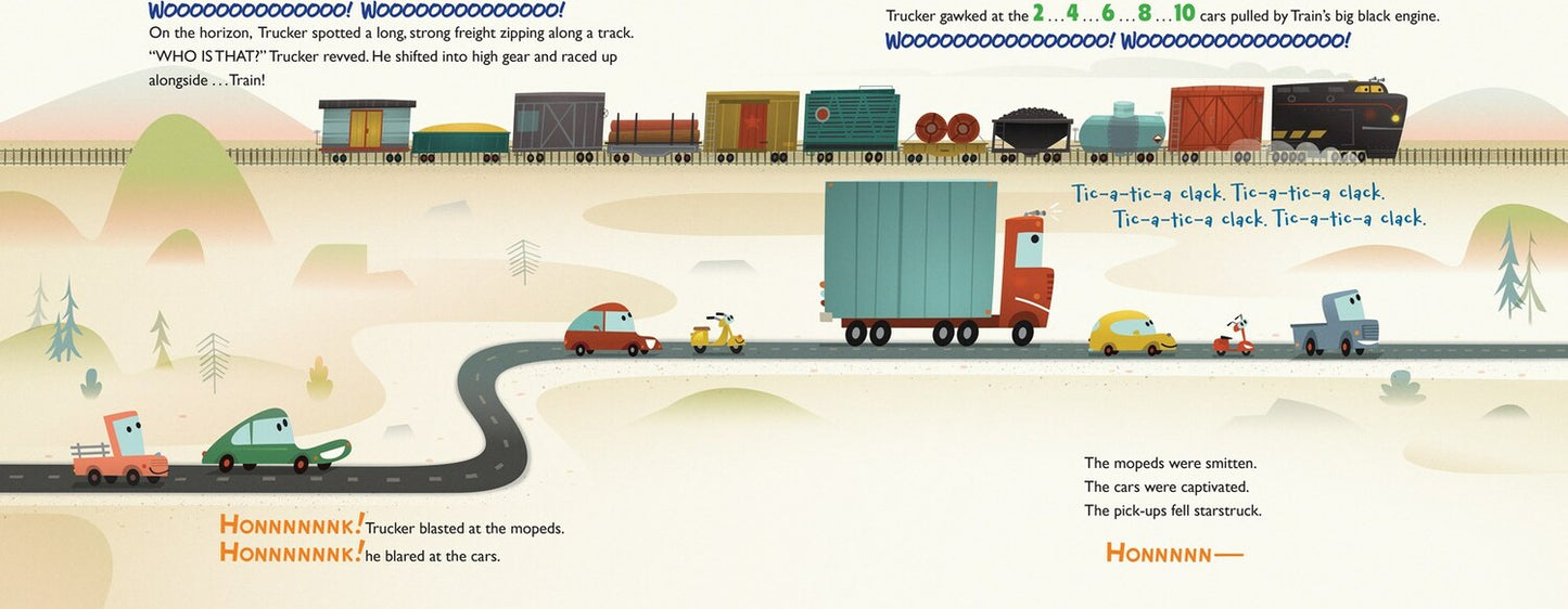 Trucker and Train Board Book