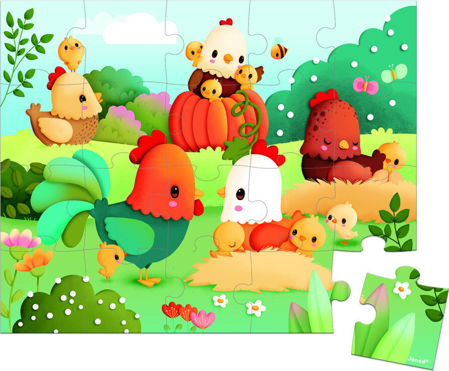 Suitcase Puzzle Farm Welcome to the Farm (20 Pieces) Age 2+