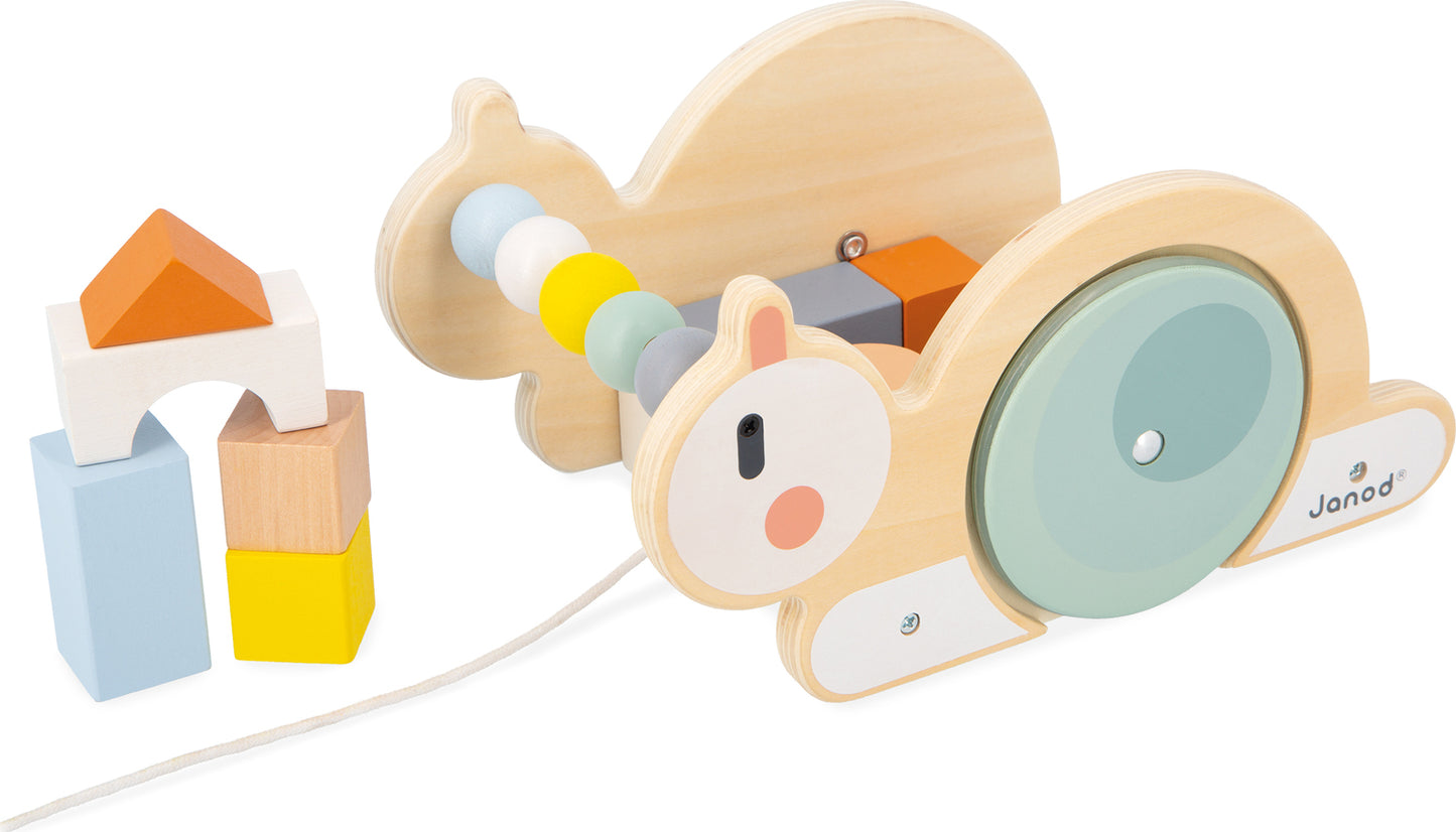 Sweet Cocoon Pull-Along Snail Trolley
