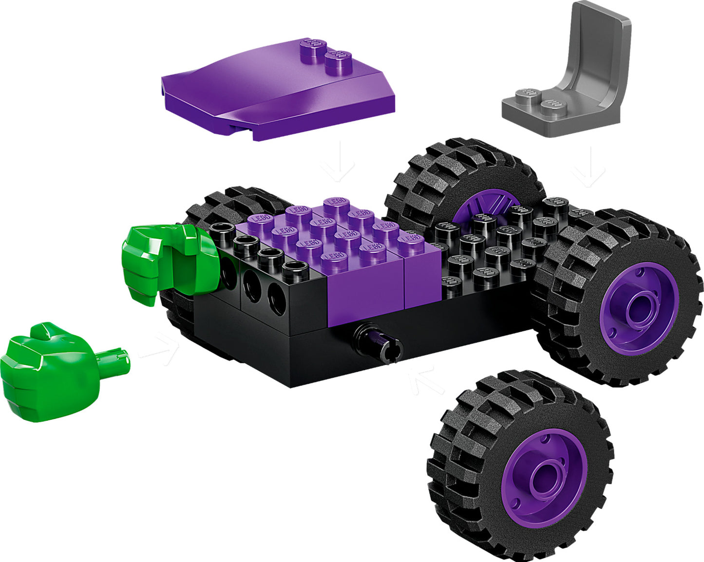 LEGO® Spider-Man: Hulk vs. Rhino Truck Showdown