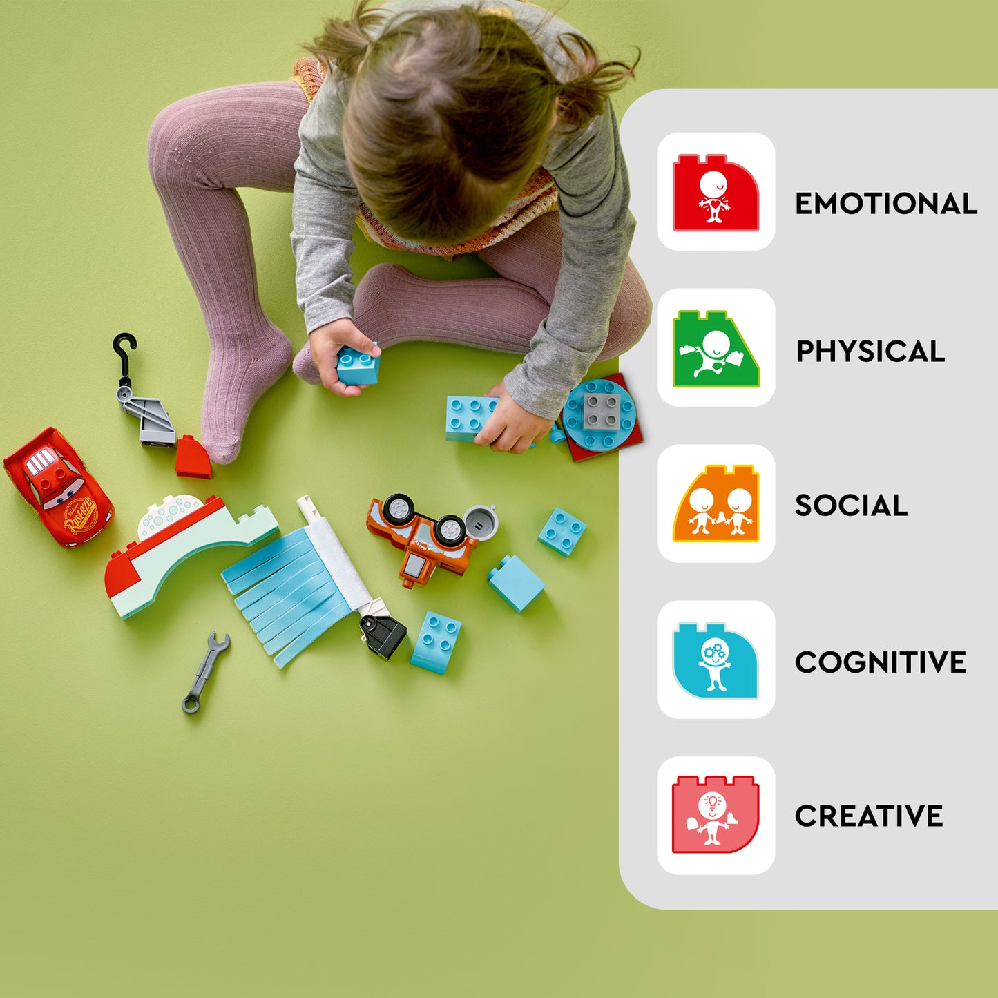 LEGO® DUPLO® Disney™: Lightning McQueen & Mater's Car Wash Fun