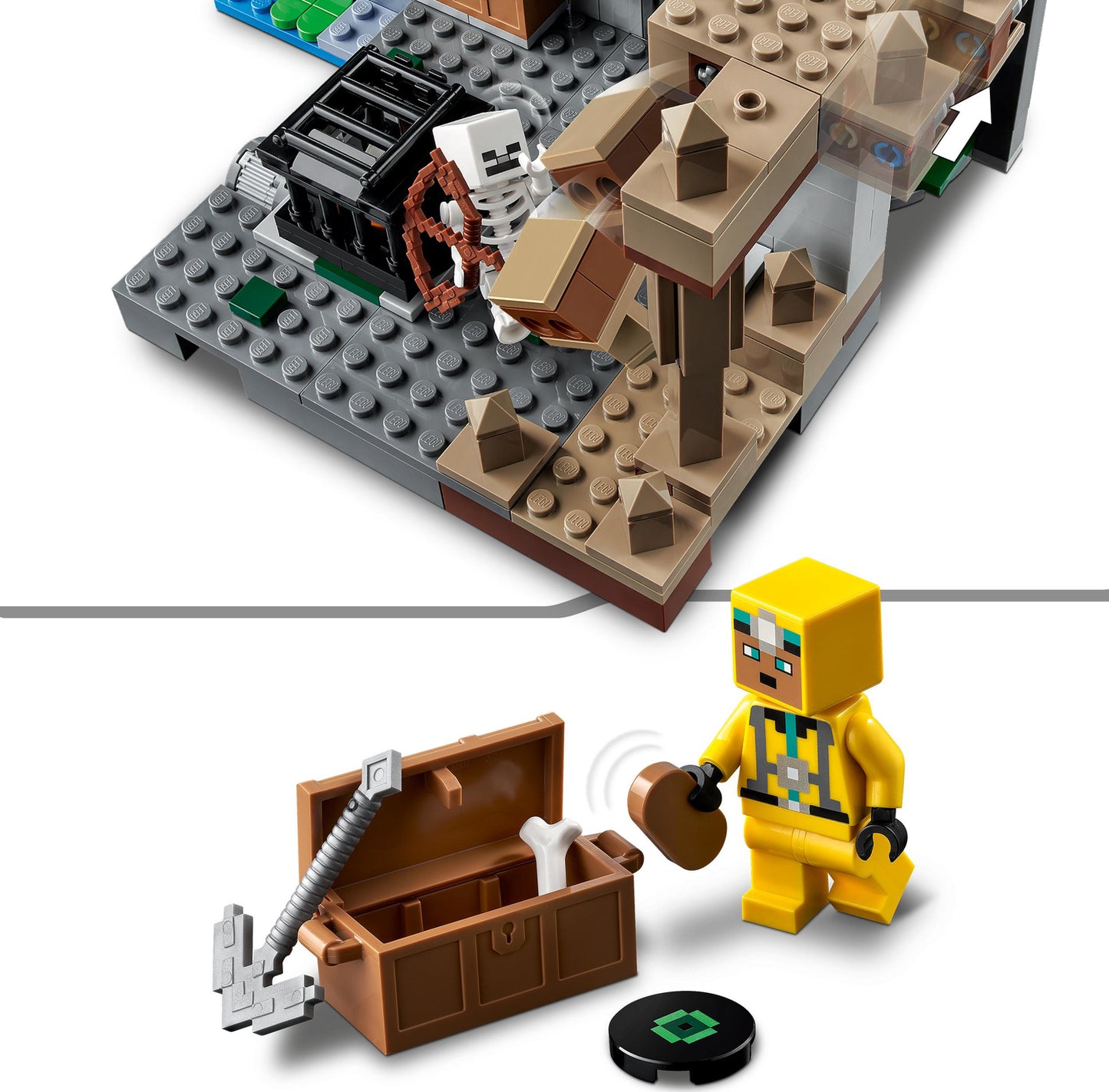 LEGO® Minecraft The Skeleton Dungeon, Cave Set