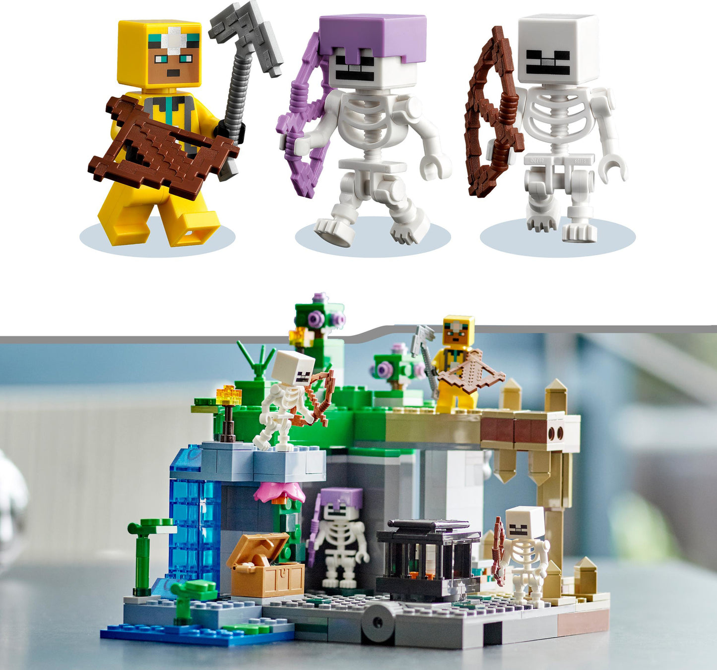 LEGO® Minecraft The Skeleton Dungeon, Cave Set