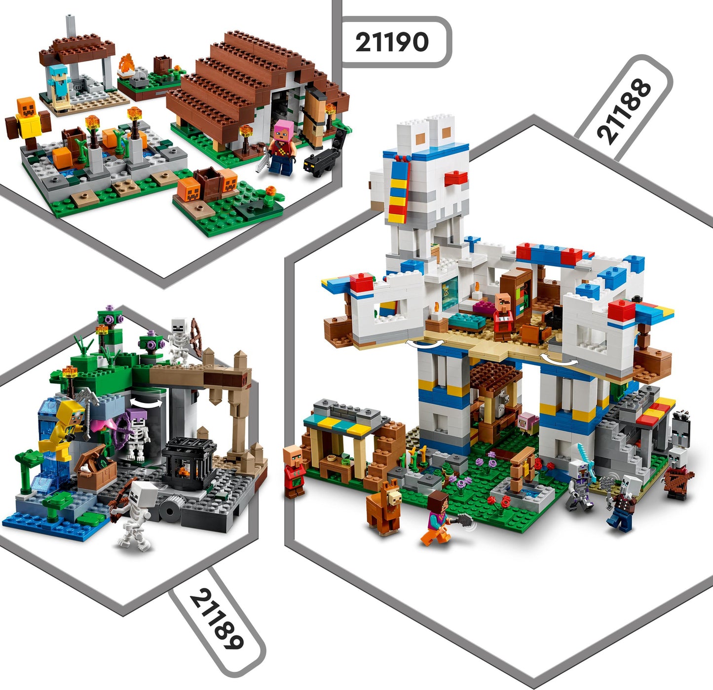 LEGO® Minecraft The Skeleton Dungeon, Cave Set