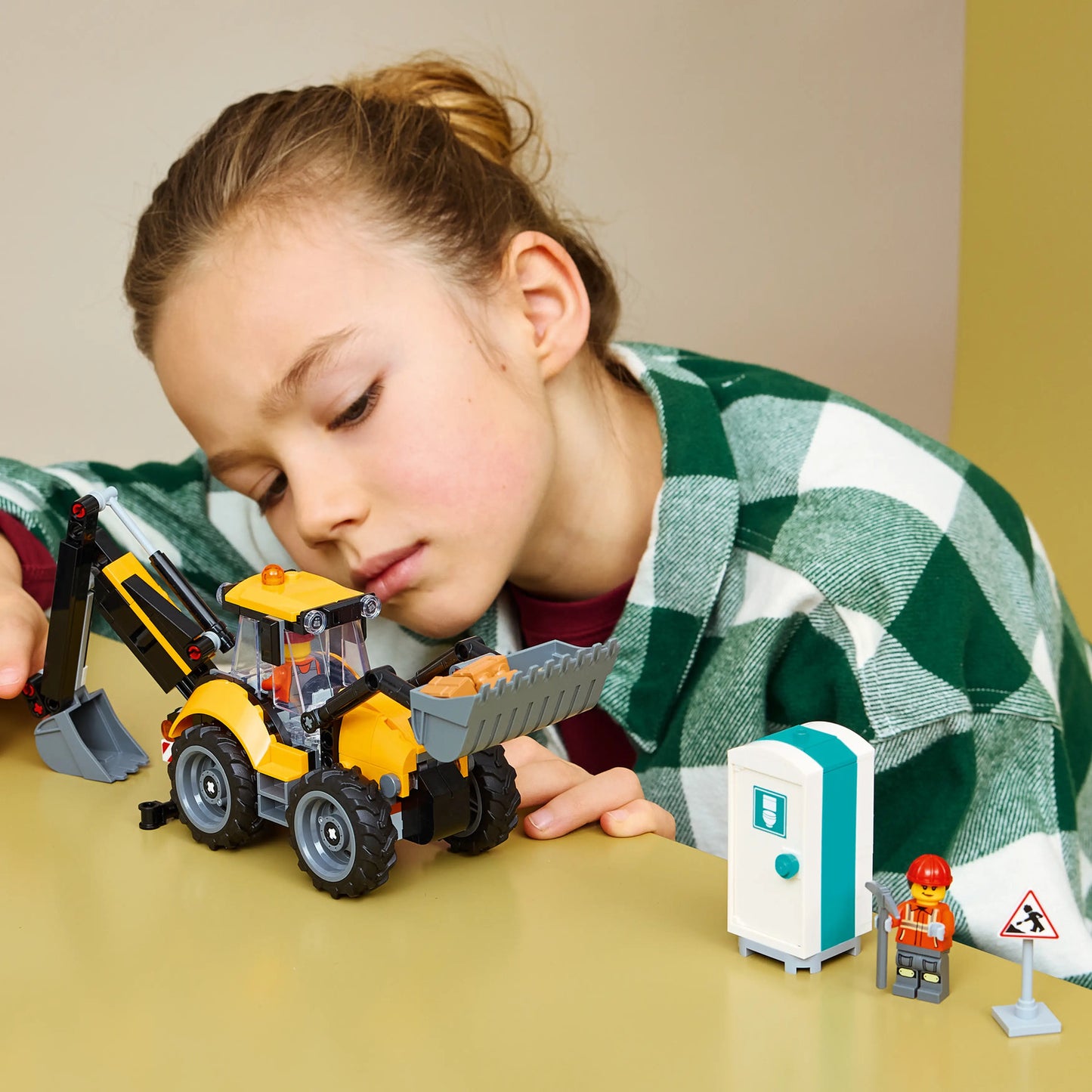 LEGO® City Yellow Backhoe Loader