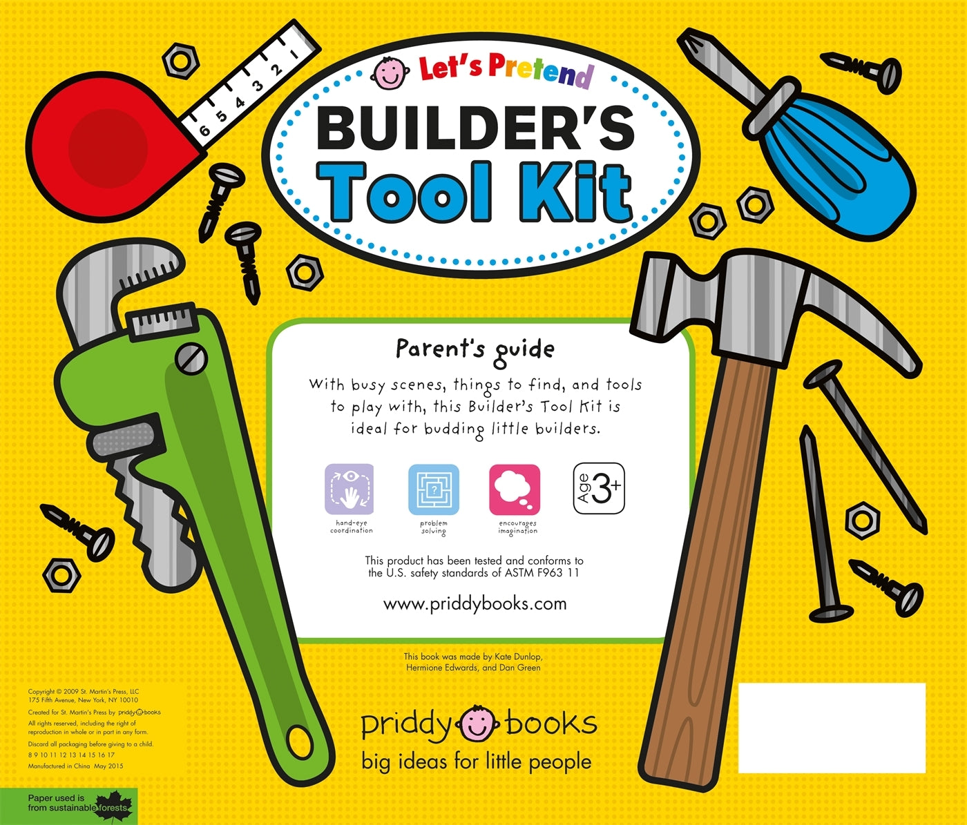 Let's Pretend Builders Tool Kit: With Book and Puzzle Pieces