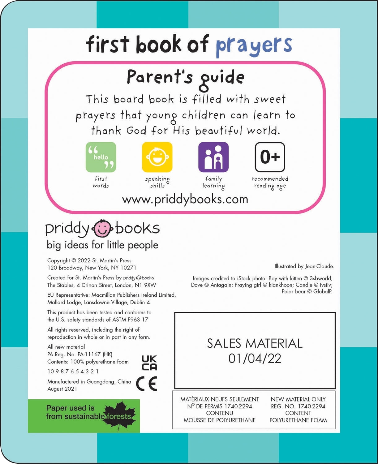 First 100: First Book of Prayers