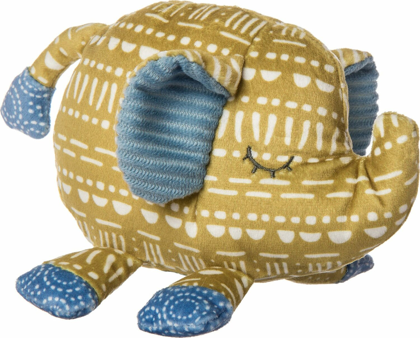 Boho Baby Elephant Rattle 6"
