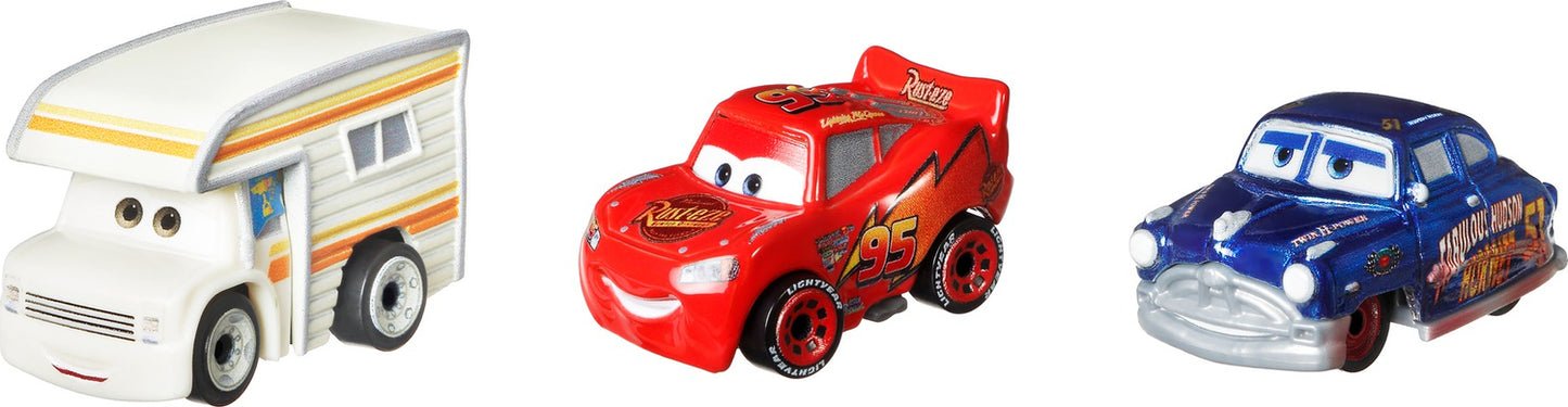 Disney Pixar Cars Mini Racers 3-Pack Assortment