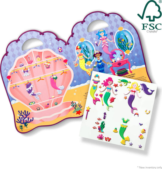 Puffy Sticker Play Set: Mermaid