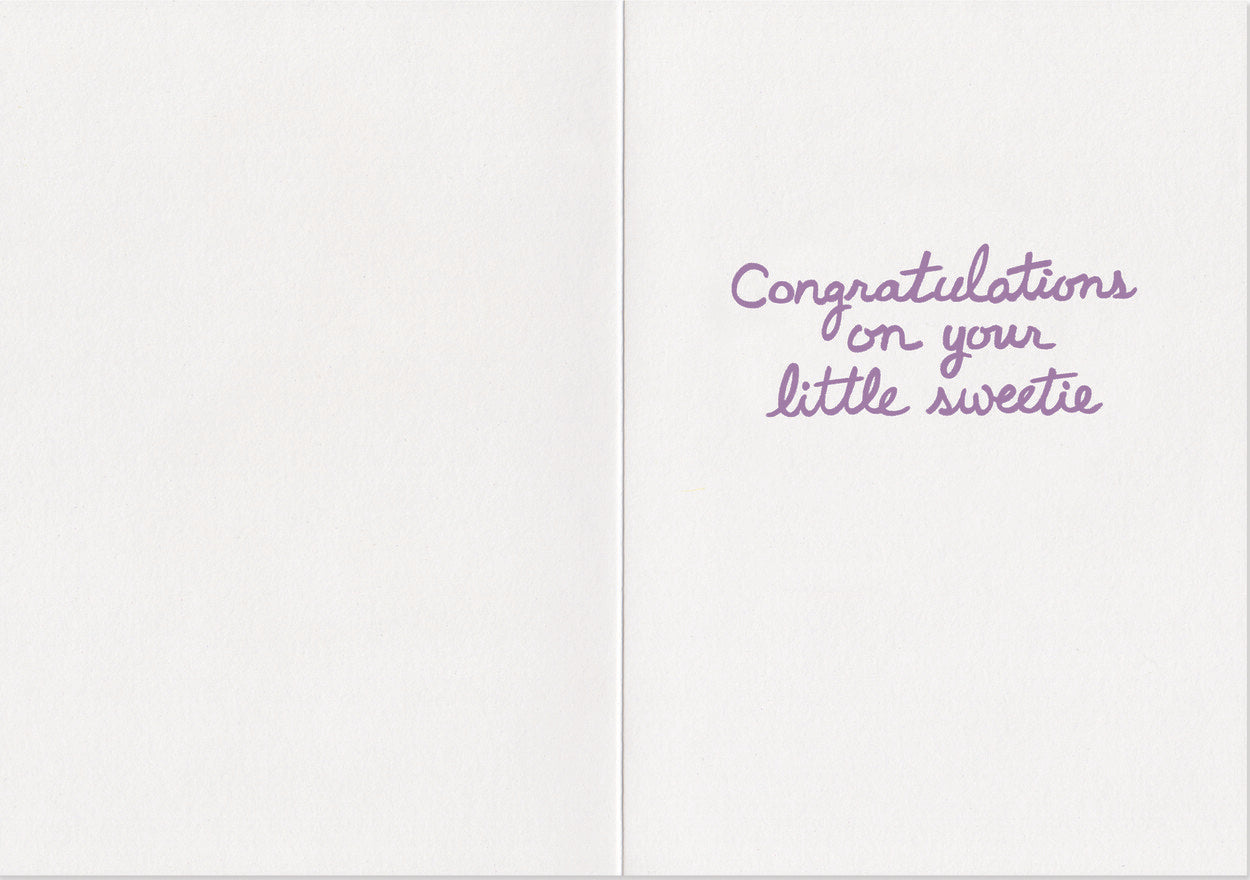 Baby Swan Foil Card