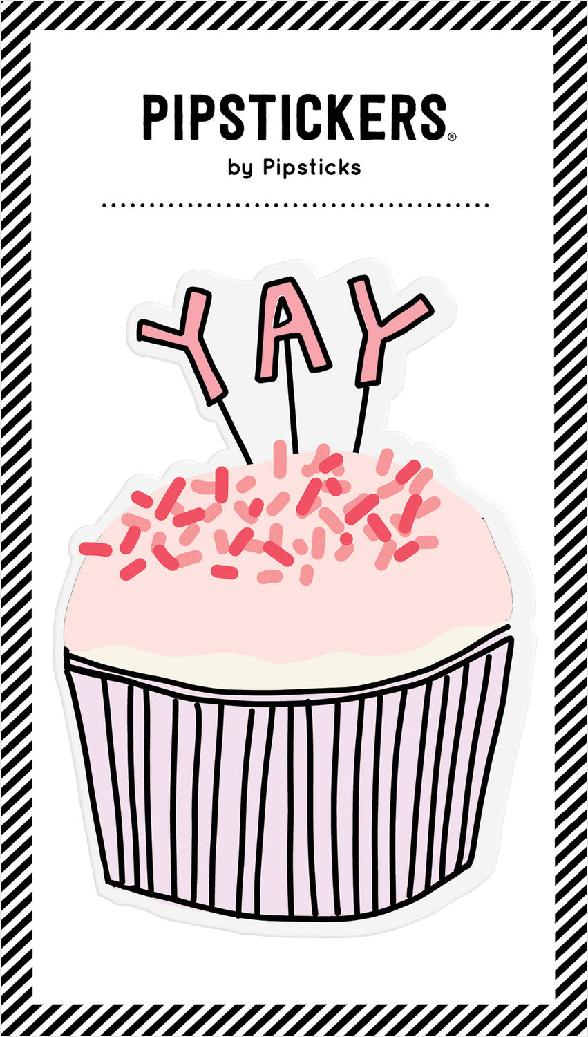 Stickers - Big Puffy Cupcake