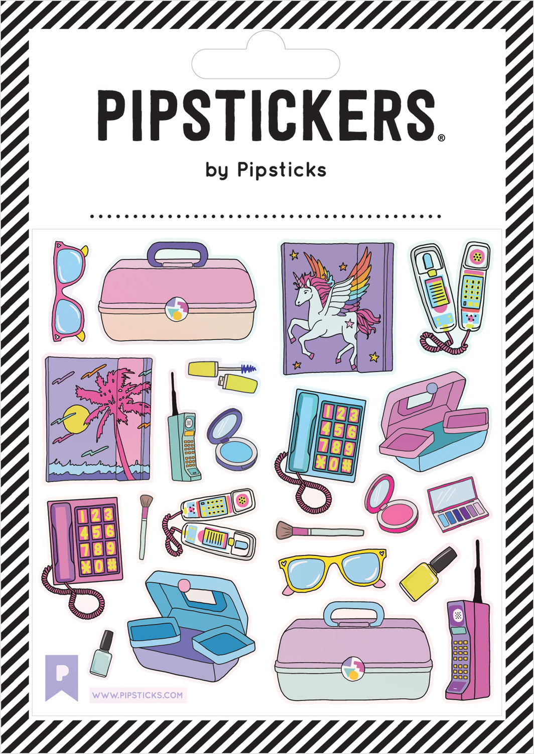 Stickers - Awesome 80's (4x4)