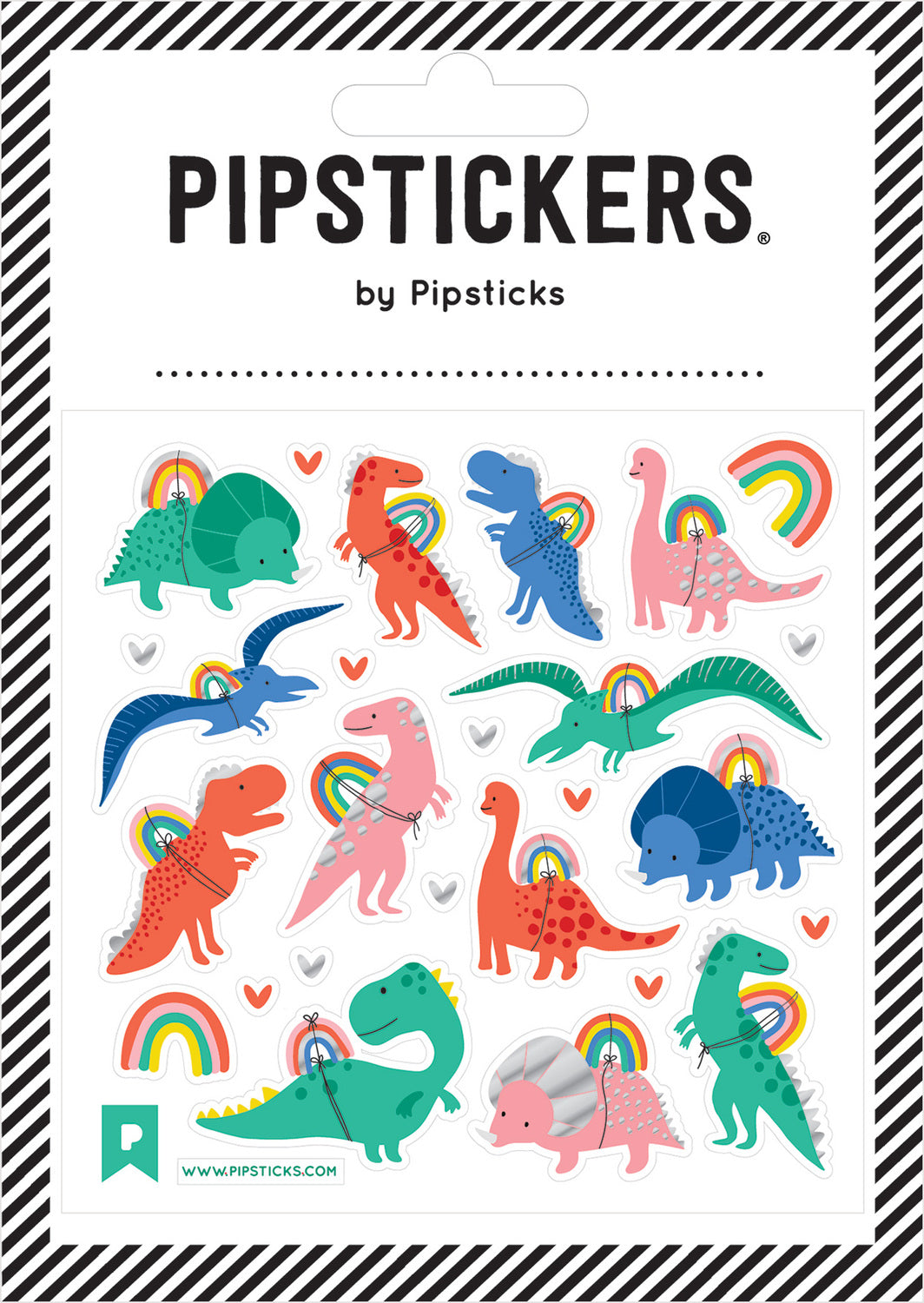 Stickers - Dinos & Rainbows & Stickers, Oh My (4x4)