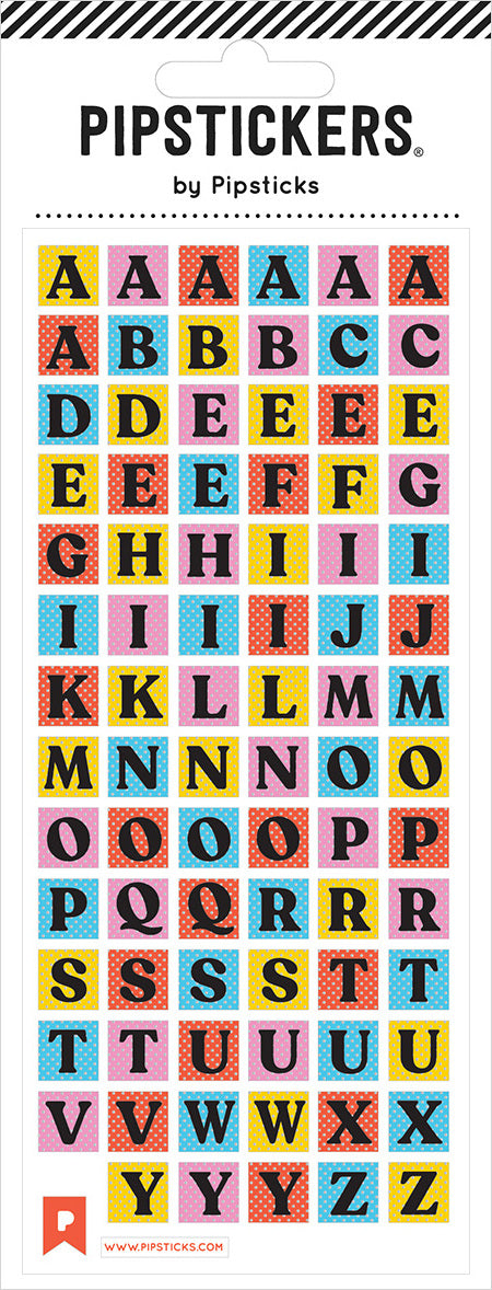 Stickers - Alpha Blocks (3x7)
