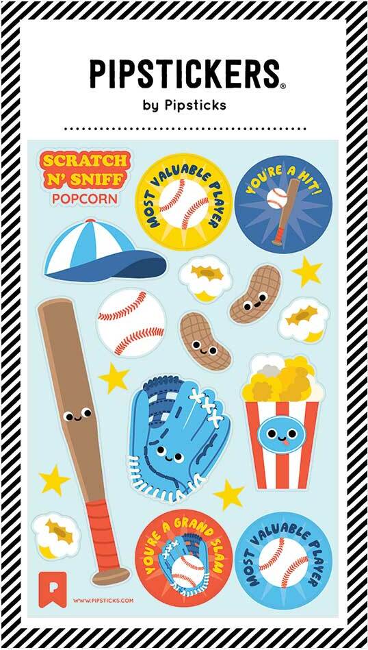 Stickers - Play Ball Scratch 'n Sniff