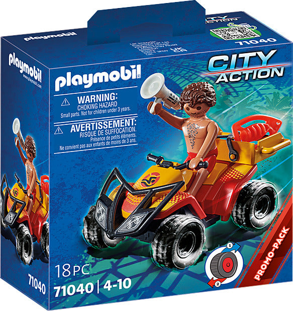 Playmobil Beach Patrol Quad – Franklin's Toys