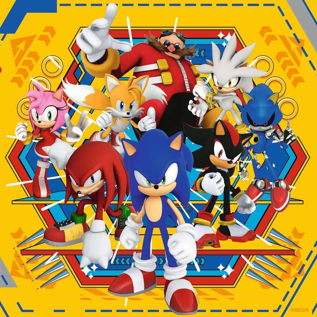 Children's Jigsaw Puzzle Sonic the Hedgehog - 49 Pieces Puzzle