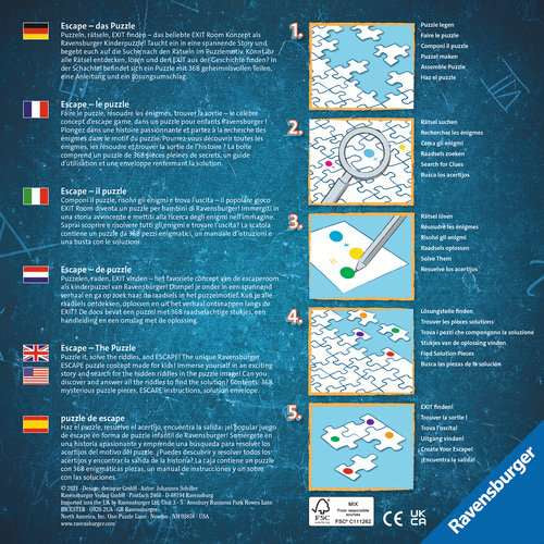 Ravensburger Escape Kids Magic Forest Contour puzzle 368 pc(s)