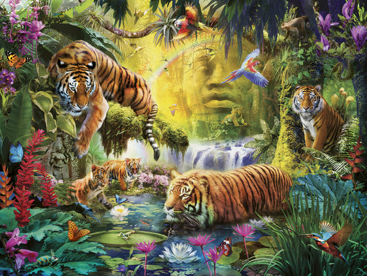 Tranquil Tigers (1500 pc Puzzle)