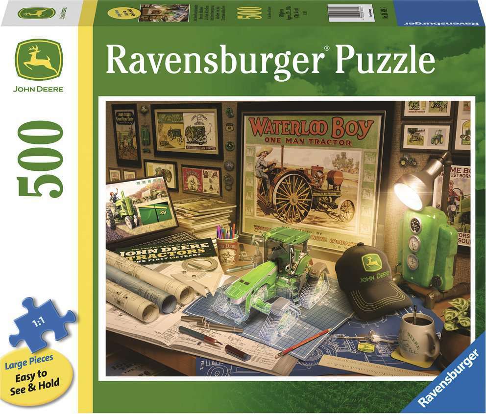 John Deere Work Desk (500pc Puzzle)