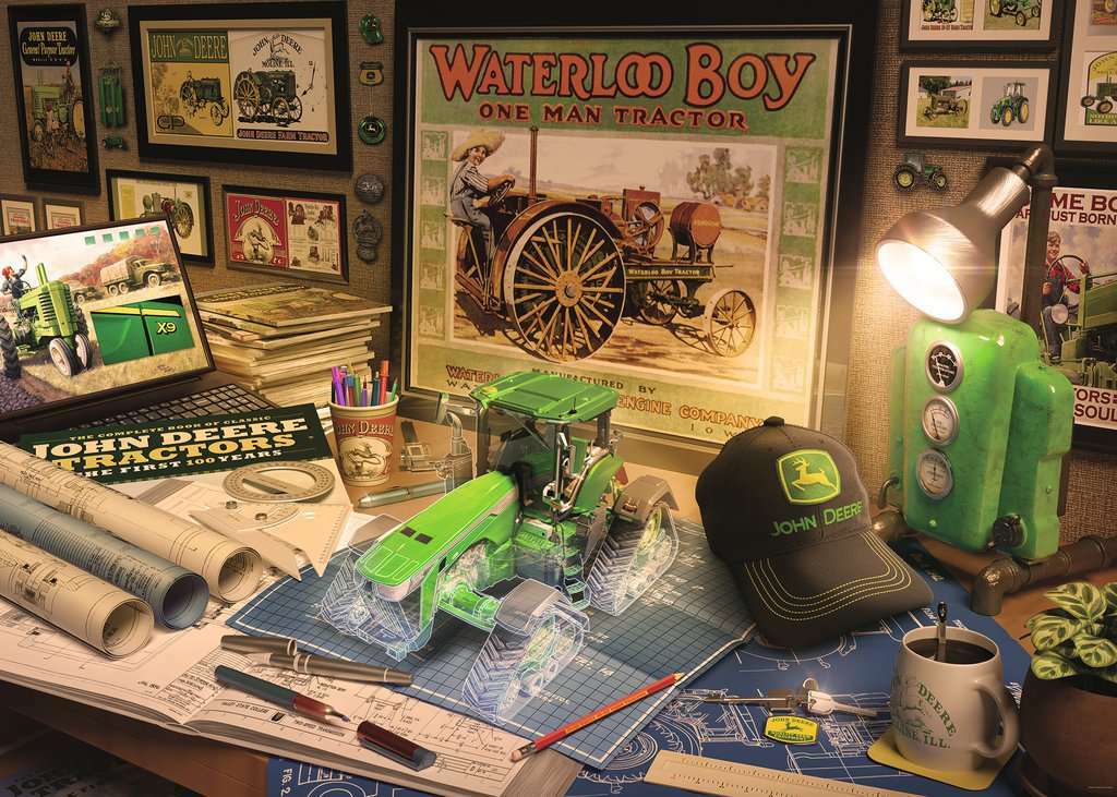John Deere Work Desk (500pc Puzzle)
