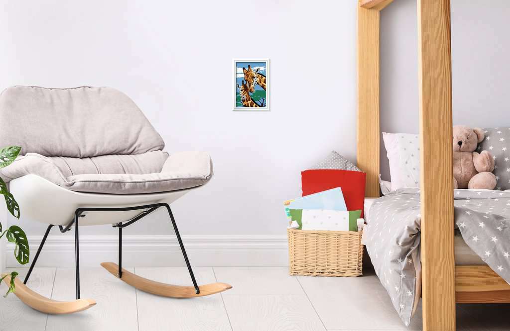 CreArt: Cute Giraffes 5x7 Paint by Number