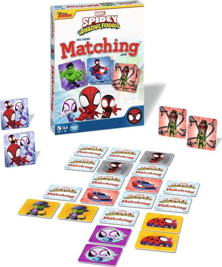 Spidey & Amazing Friends Matching Game - Trilingual
