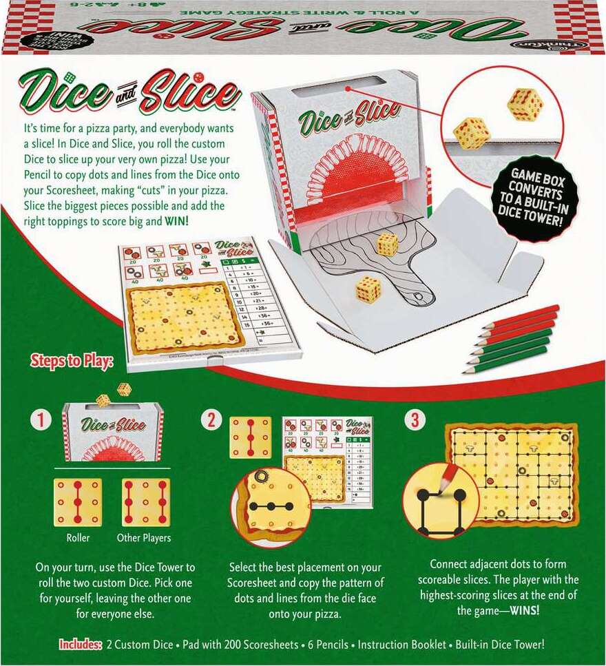 Dice and Slice Game Age 8+