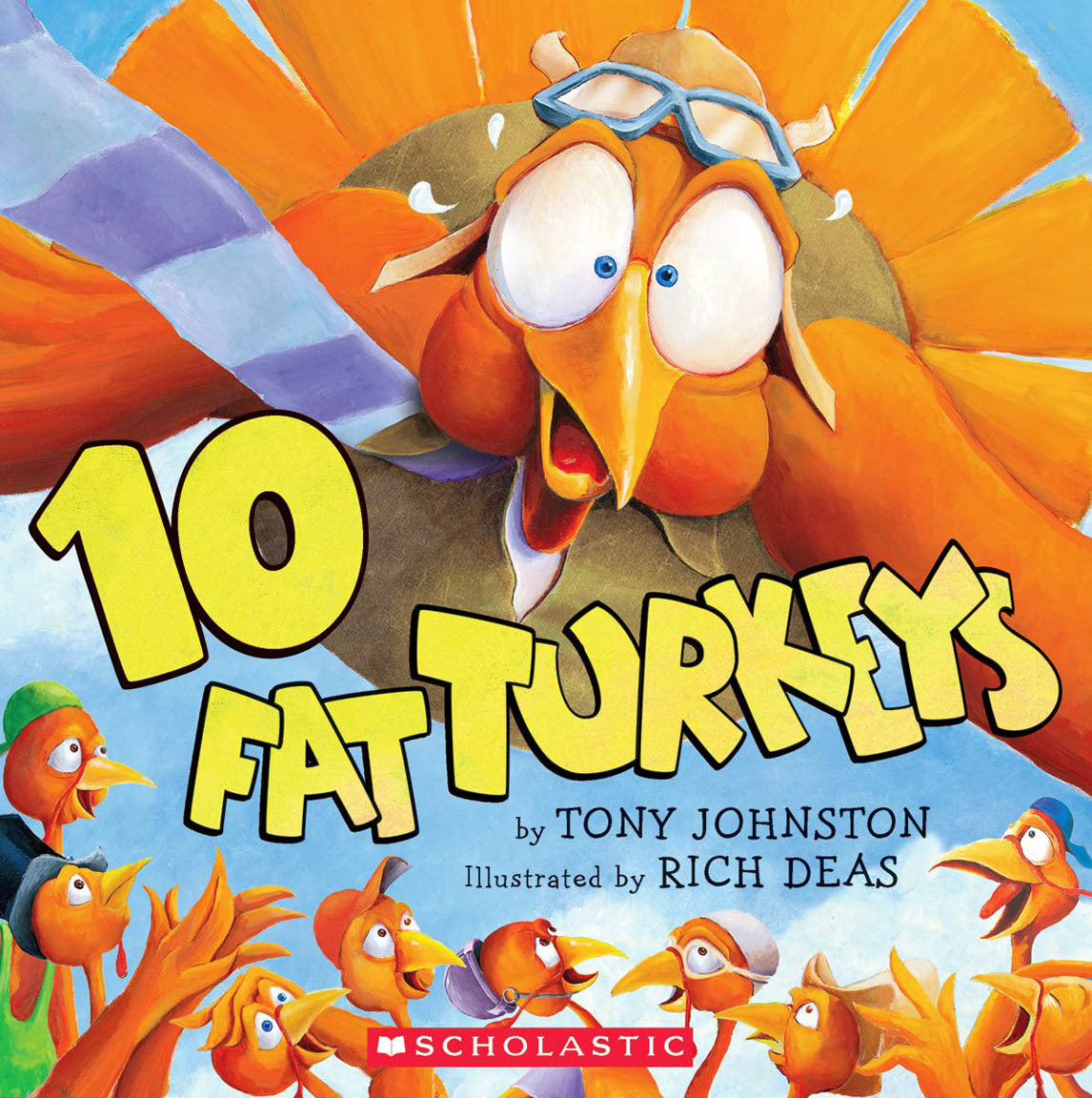 10 Fat Turkeys Board Book