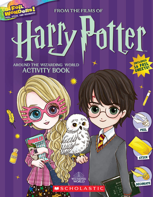 Around the Wizarding World Activity Book (Harry Potter: Foil Wonders)