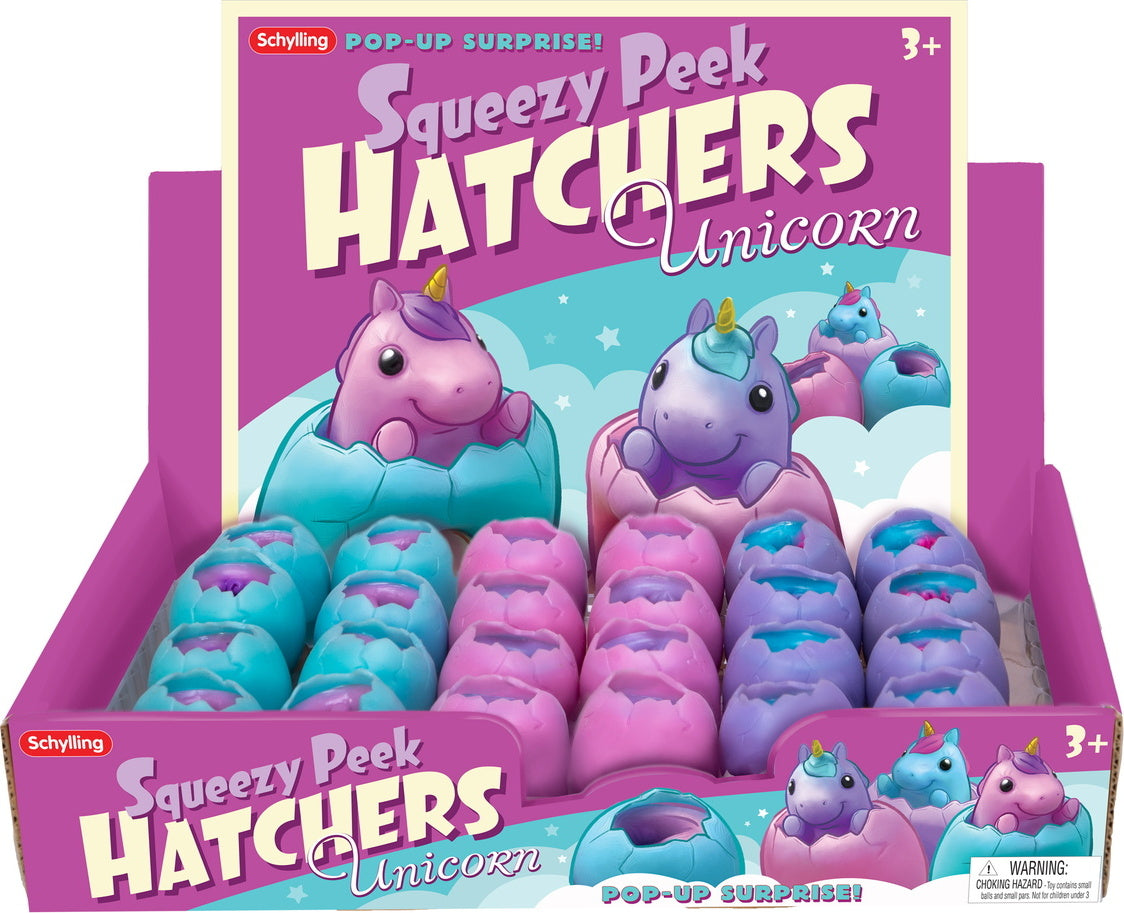 Unicorn Squeezy Peek Hatcher (assorted)